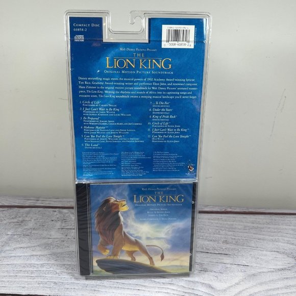 The Lion King: Original Motion Picture Soundtrack Audio CD Brand New Vintage - Picture 1 of 2